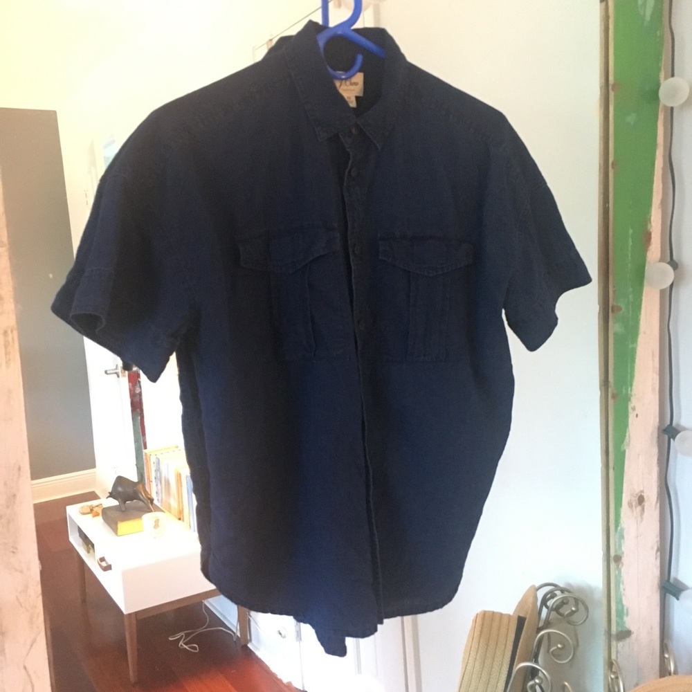 Chambray button down. NWOT. J Crew